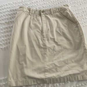 Khaki skirt